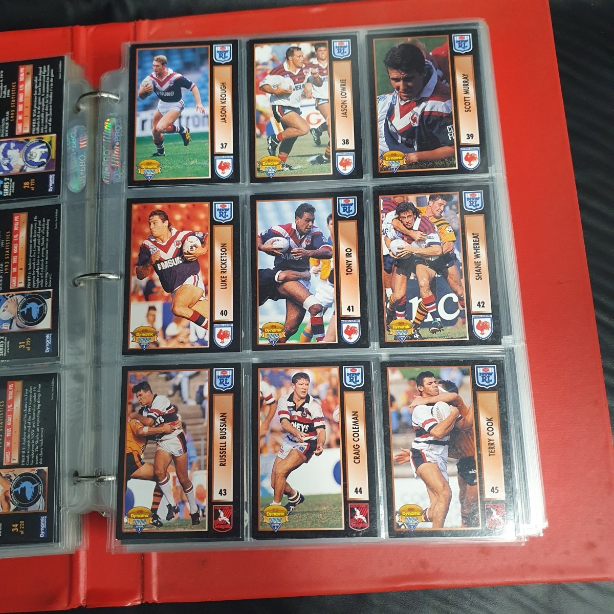 1994 & 1995 Dynamic Rugby League Series 1 Base Team Set - Plus More - Not Complete - Mega Cash Sydney