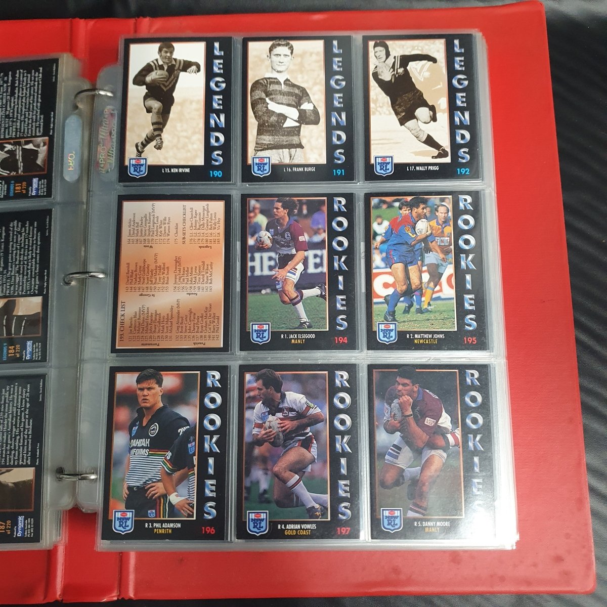 1994 & 1995 Dynamic Rugby League Series 1 Base Team Set - Plus More - Not Complete - Mega Cash Sydney
