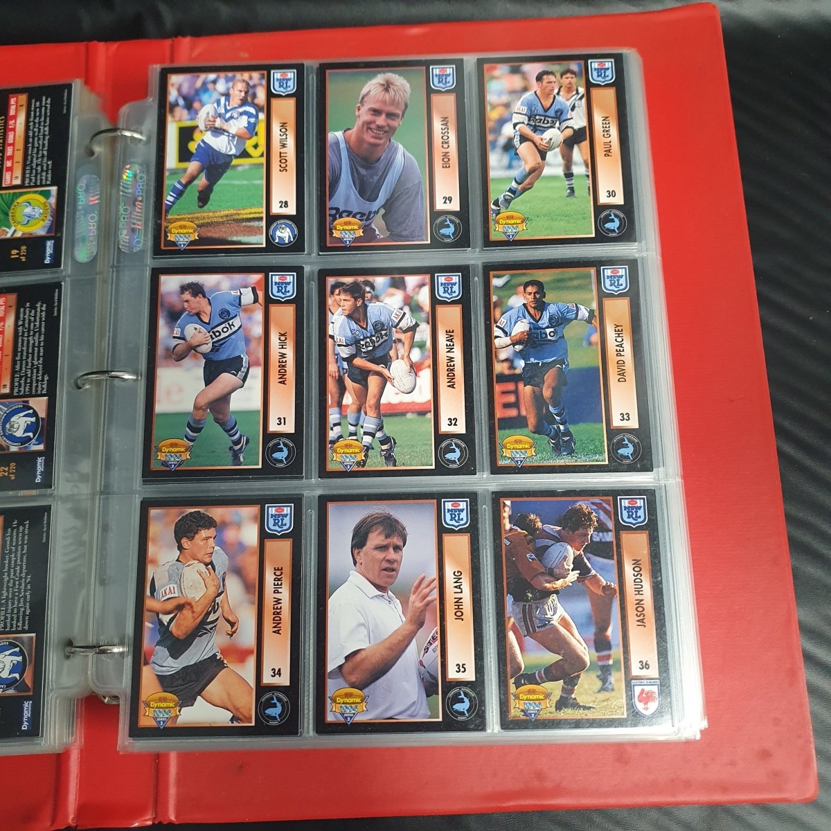 1994 & 1995 Dynamic Rugby League Series 1 Base Team Set - Plus More - Not Complete - Mega Cash Sydney