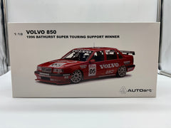 AUTOart VOLVO 850 1996 BATHURST SUPER TOURING SUPPORT WINNER #05 JIM RICHARDS MODEL CAR WITH CERTIFICATE