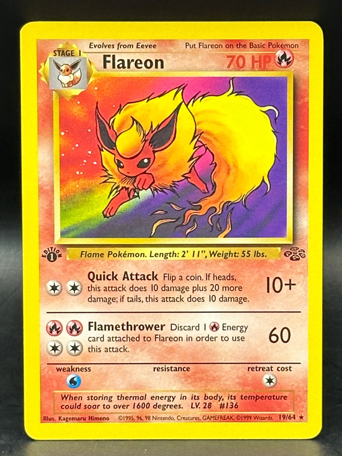 Flareon - 1st Edition Jungle - 19/64
