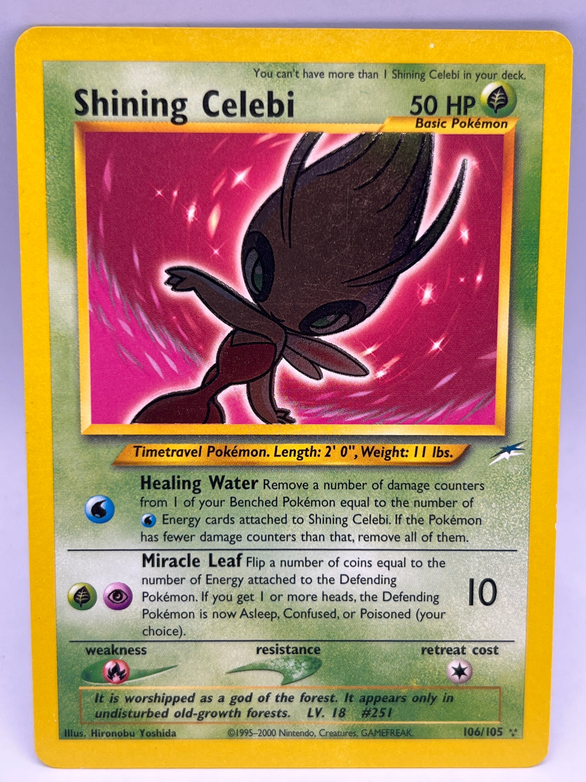 Pokémon - Shining Celebi 106/105 Neo Destiny