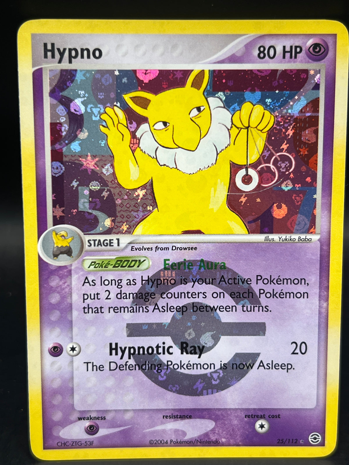 Hypno Rev Holo 25/112 Fire Red Leaf Green