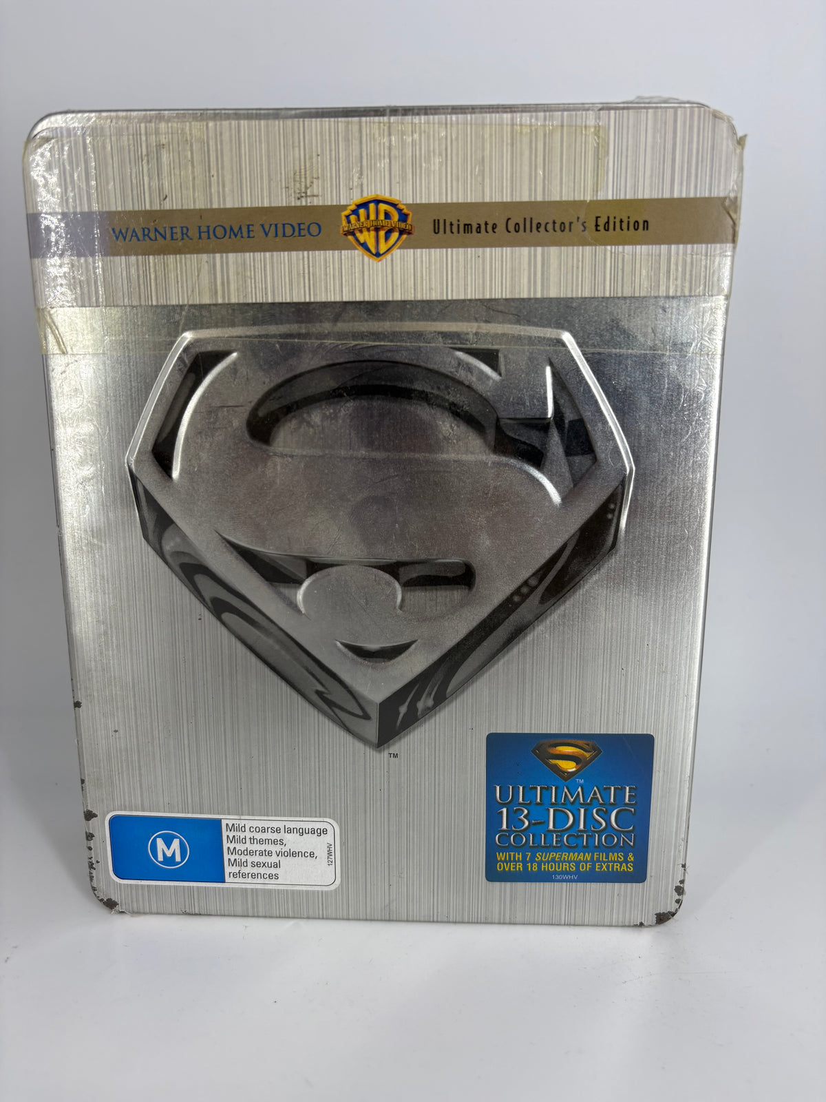 WARNER HOME VIDEO ULTIMATE COLLECTOR'S EDITION SUPERMAN DVD SET - 13 DISC SET