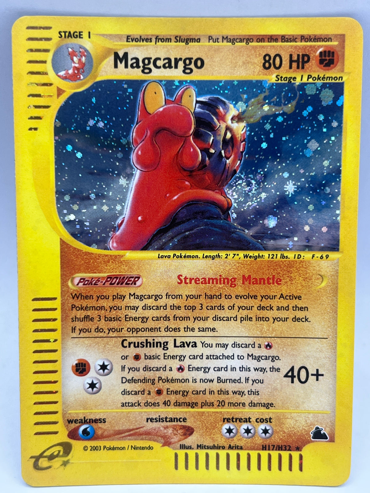 Pokémon - Magcargo Holo H17/H32 Skyridge