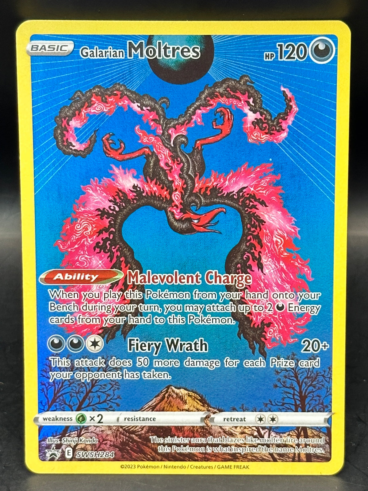 Galarian Moltres - Black Star Promo - SWSH284