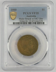 2000 $1 Mule Coin PCGS VF35 - Mega Cash Sydney