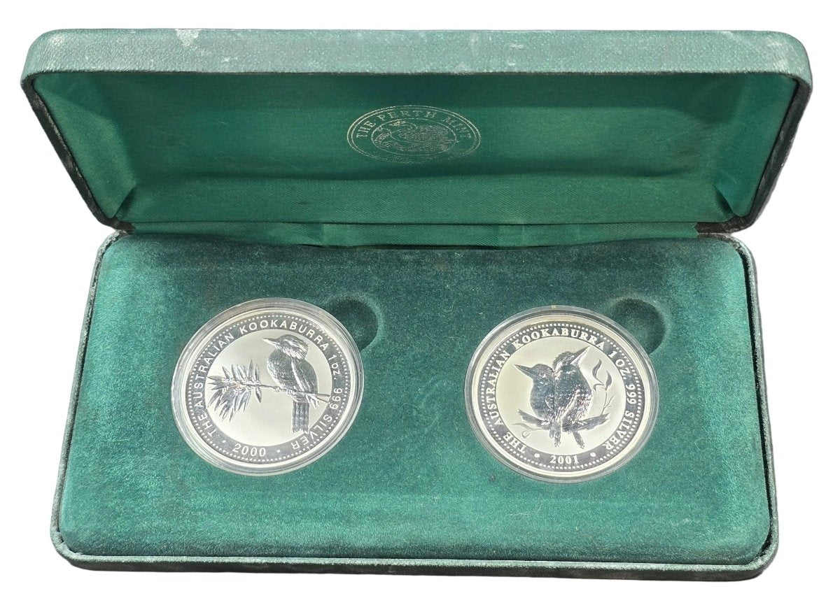 2000-2001 The Perth Mint 999 Silver 1oz $1 Coins (1oz Each) - Mega Cash Sydney