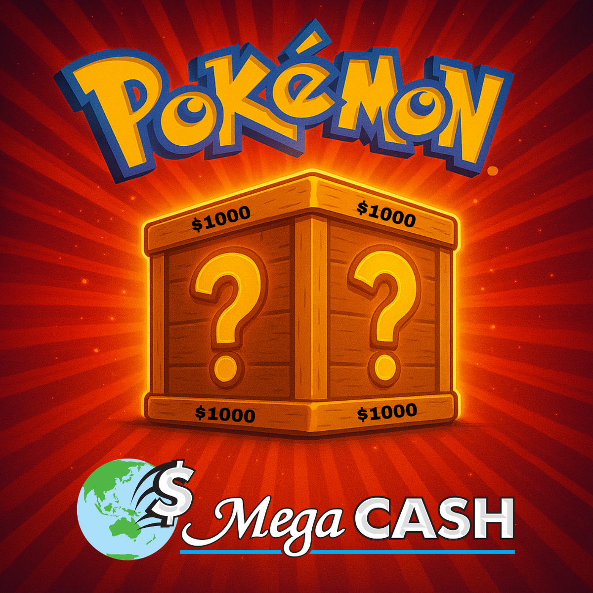 **POKEMON $1000 MYSTERY BOX - RED TIER **
