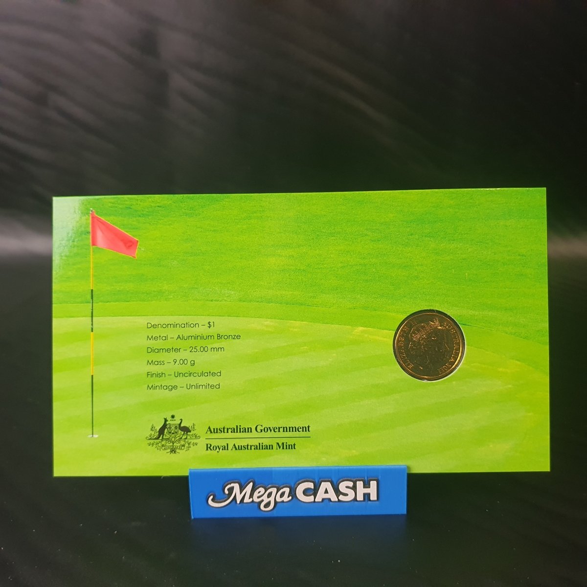 2011 $1 COIN THE PRESIDENTS CUP - Mega Cash Sydney
