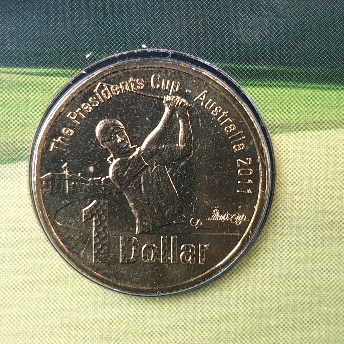 2011 $1 COIN THE PRESIDENTS CUP - Mega Cash Sydney