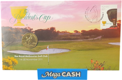 2011 $1 COIN THE PRESIDENTS CUP - Mega Cash Sydney