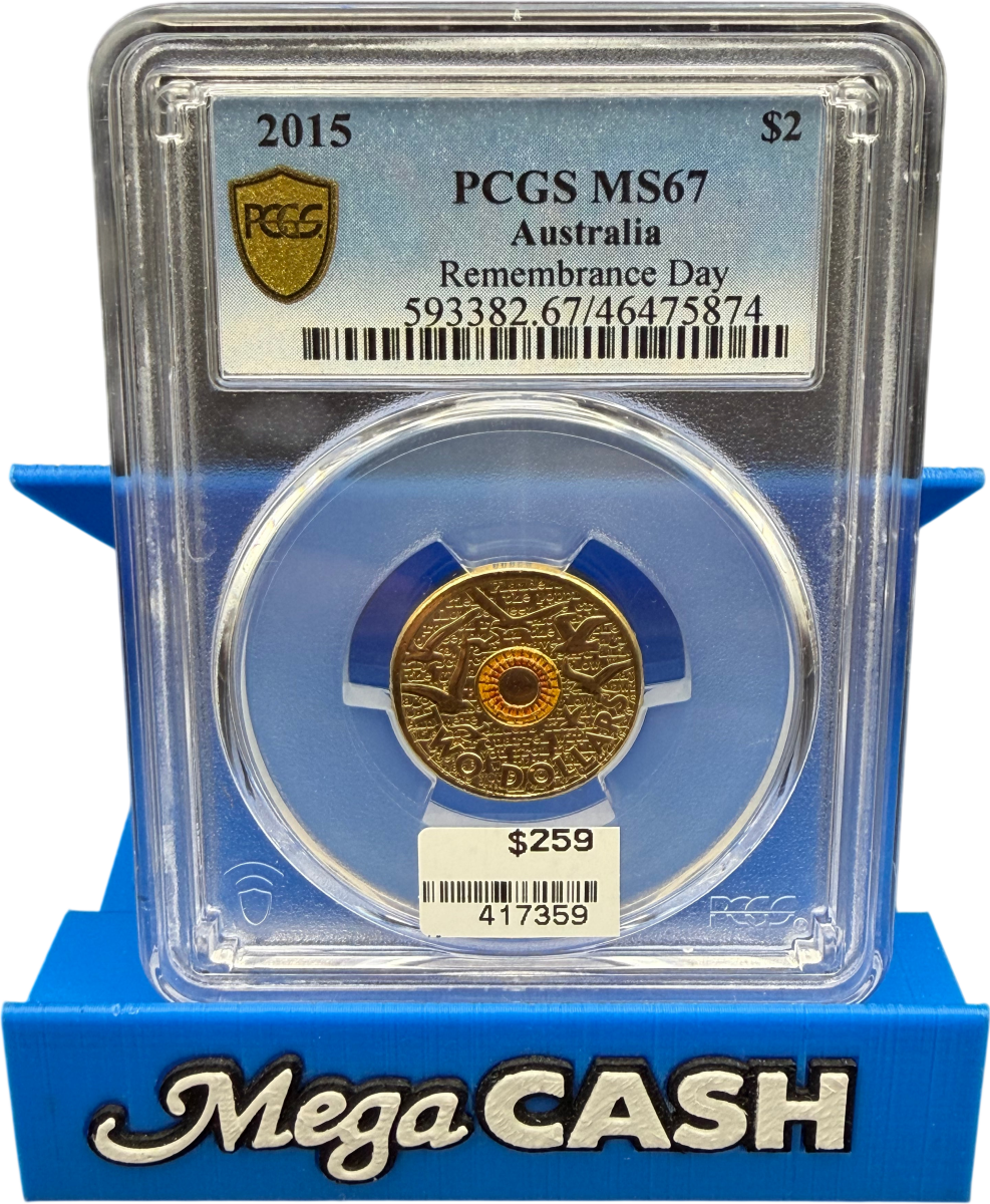 2015 $2 Flanders field MS67 - Mega Cash Sydney