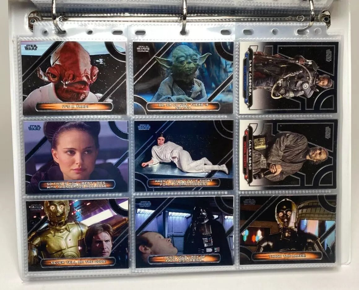 2017 Topps Star Wars Galactic Files Reborn Base Set - Missing Autographs & VMM - Mega Cash Sydney