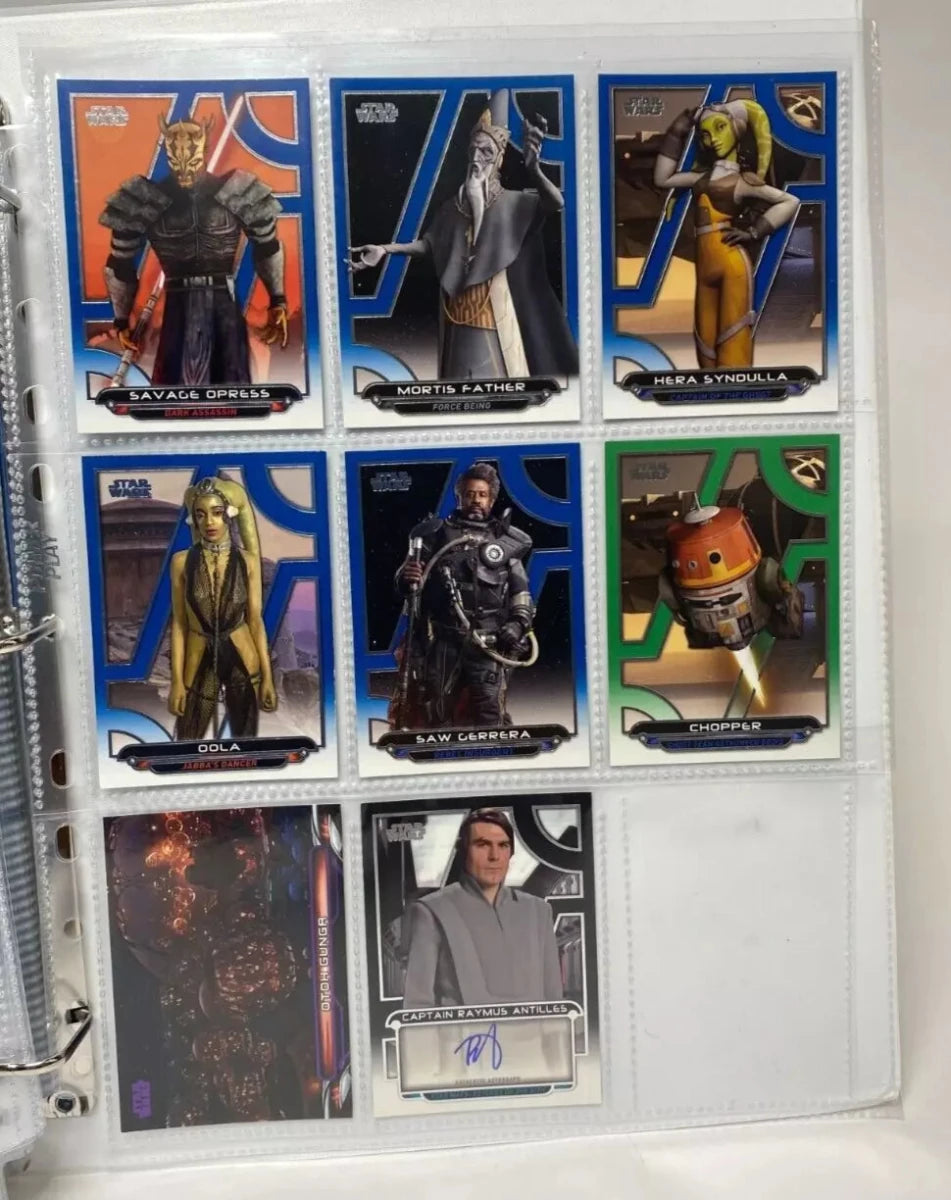 2017 Topps Star Wars Galactic Files Reborn Base Set - Missing Autographs & VMM - Mega Cash Sydney