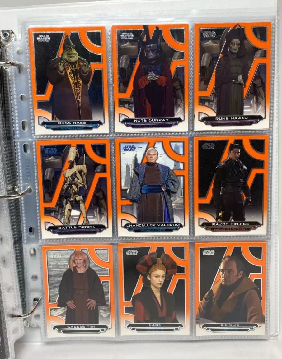 2017 Topps Star Wars Galactic Files Reborn Base Set - Missing Autographs & VMM - Mega Cash Sydney