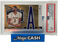 2019 Donruss Elite Anthony Davis Spellbound Gold 31 No. 31 “A” - PSA 9 - Mega Cash Sydney