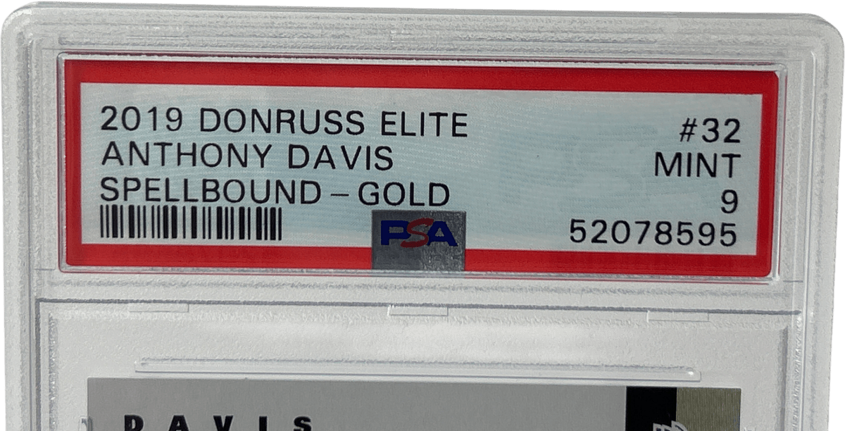 2019 Donruss Elite Anthony - Spellbound Gold 32 “V” - PSA 9 - 06/10 - Mega Cash Sydney