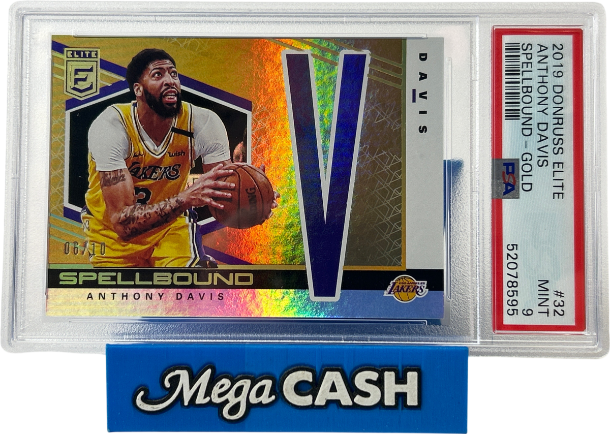 2019 Donruss Elite Anthony - Spellbound Gold 32 “V” - PSA 9 - 06/10 - Mega Cash Sydney