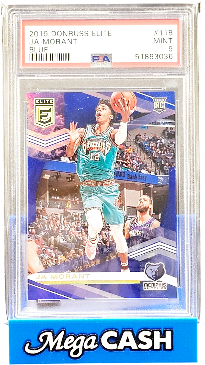2019 Donruss Elite Ja Morant Blue PSA 9 - Mega Cash Sydney