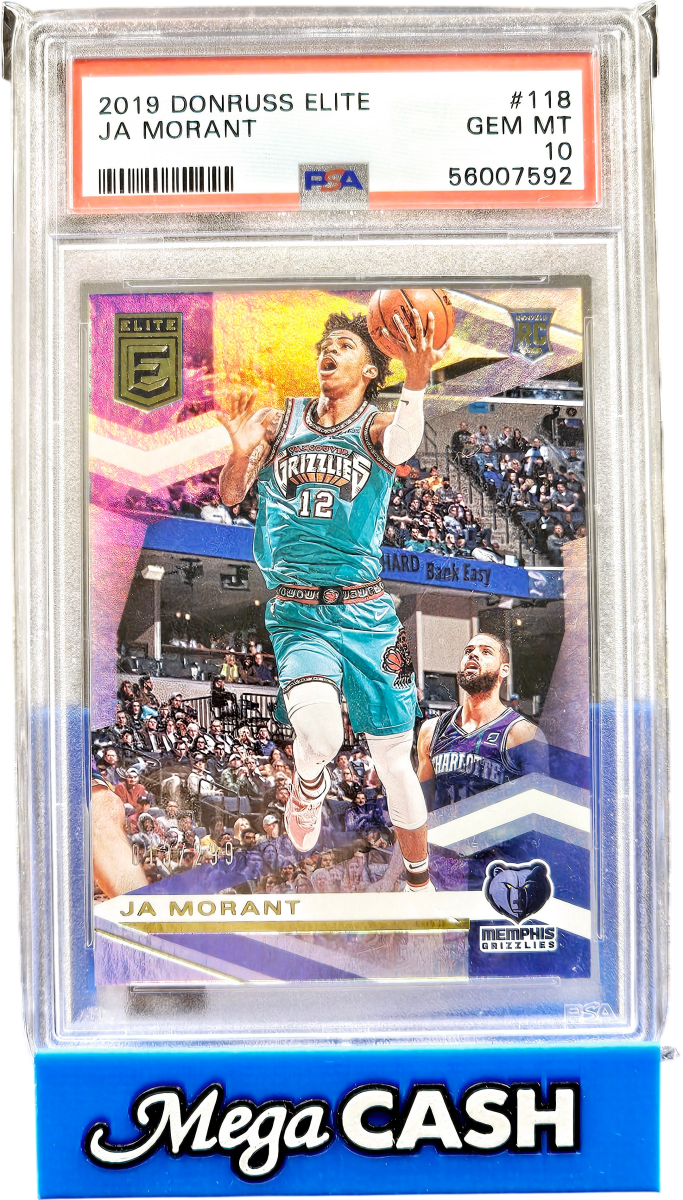 2019 Donruss Elite Ja Morant PSA 10 - Mega Cash Sydney