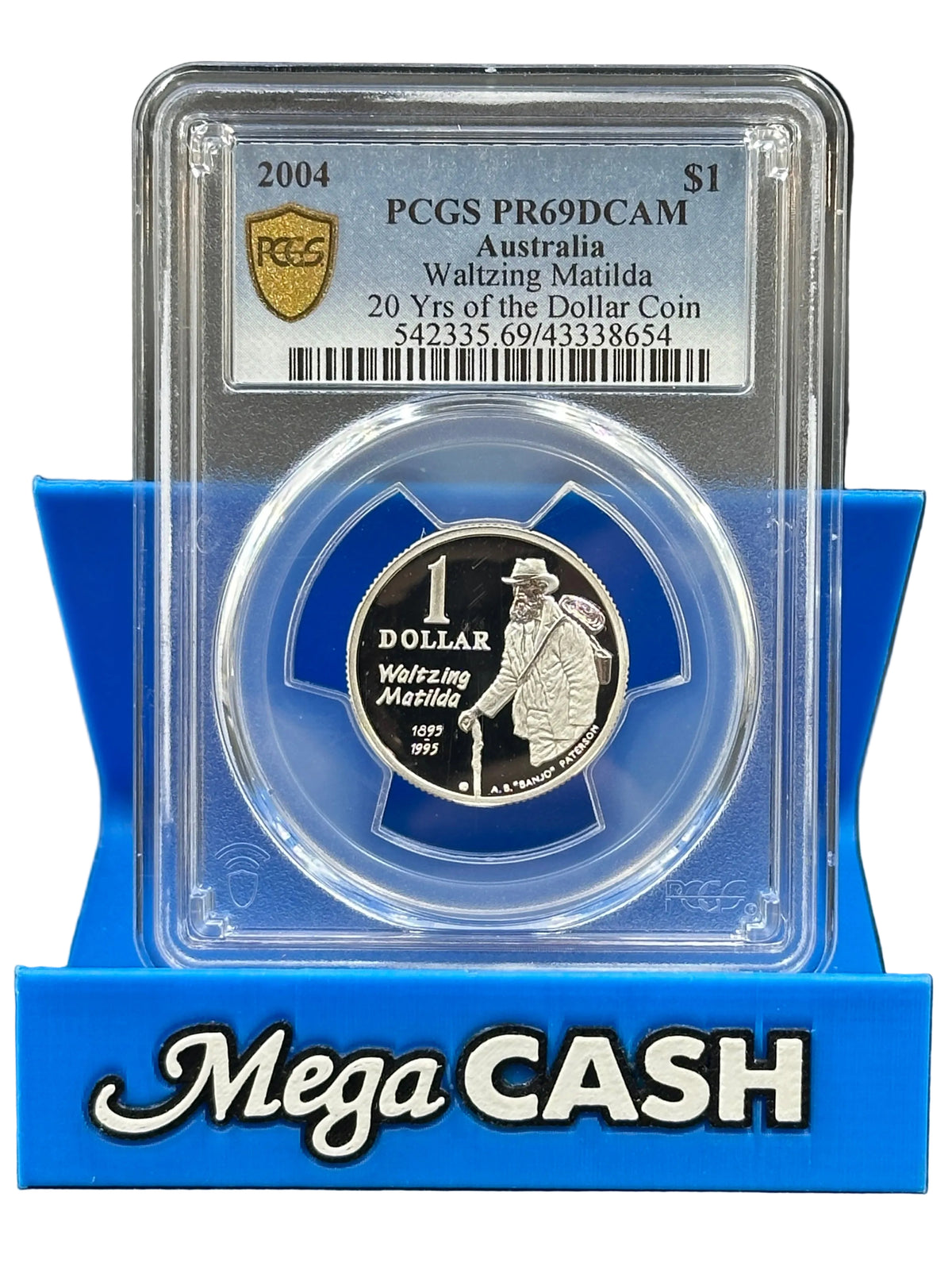 2004 PCGS PR69DCAM Waltzing Matilda 20 Years Of The Dollar Coin