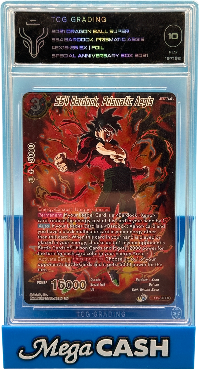 2021 Dragon Ball Super SS4 Bardock Prismatic Aegis EX19 - 26 EX - TCG 10 - Mega Cash Sydney