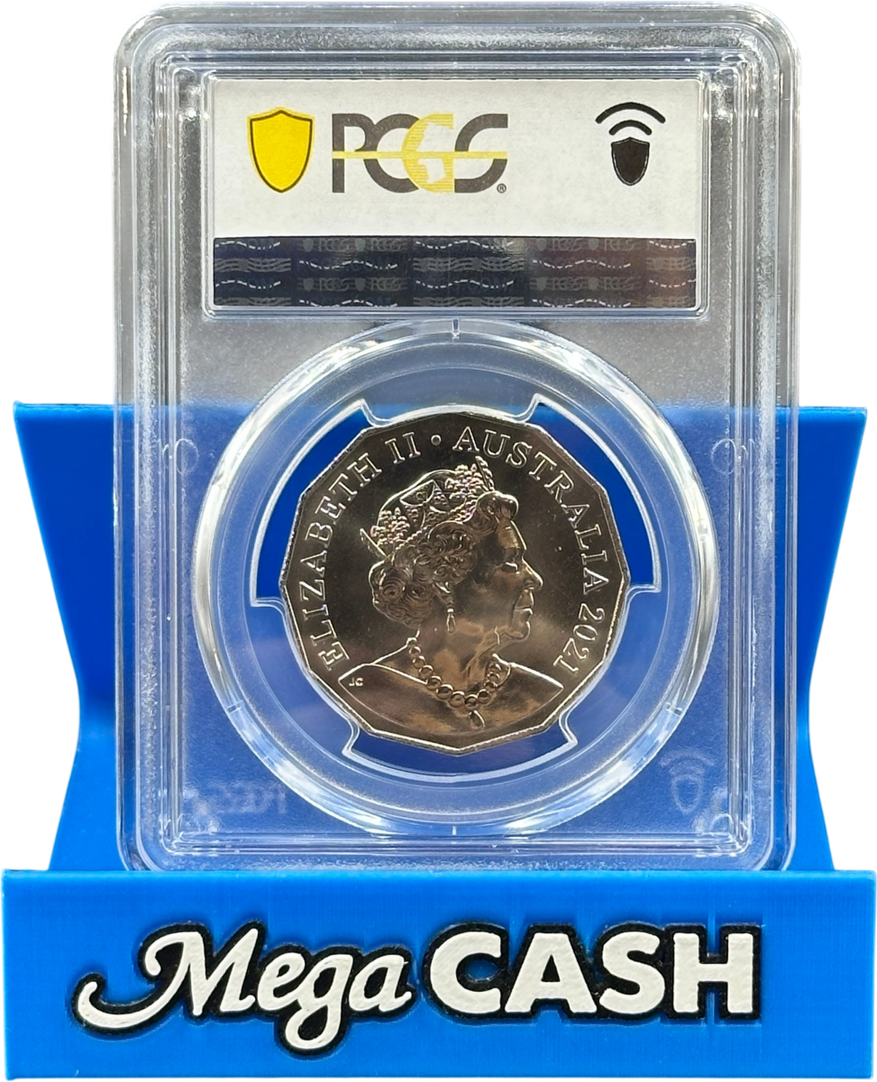 2021 PCGS MS68 Christmas Decoration 50c Coin - Mega Cash Sydney