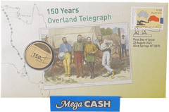 2022 $1 COIN 150 YEARS OVERLAND TELEGRAPH - Mega Cash Sydney