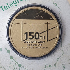 2022 $1 COIN 150 YEARS OVERLAND TELEGRAPH - Mega Cash Sydney