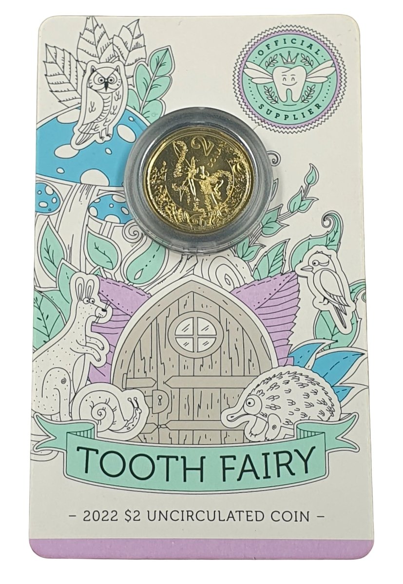 2022 $2 Tooth Fairy Uncirculated carded coin - Mega Cash Sydney