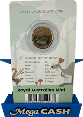 2023 $2 Tooth Fairy carded coin - Mega Cash Sydney