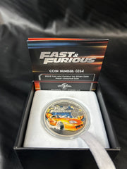 2023 Fast & Furious 1oz Silver Coin Proof Coloured Coin - Mega Cash Sydney