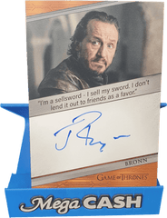 2023 - Game Of Thrones - Jerome Flynn as Bronn - Autograph Card - Mega Cash Sydney