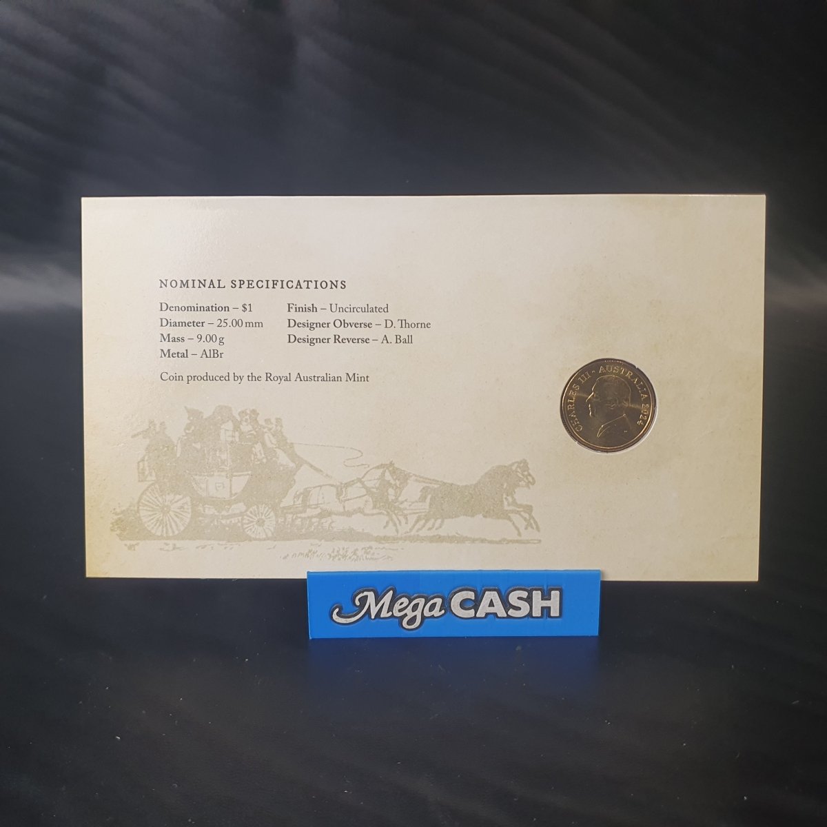 2024 - $1 COIN - COBB AND CO COACH SERVICE - Mega Cash Sydney