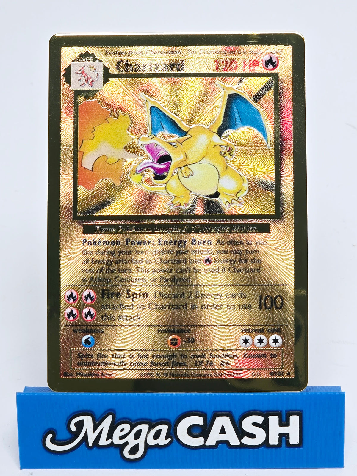 Pikachu – Gold Metal Card (Custom Collectible) - 58/102