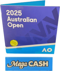 2025 Mens Australian Open Tennis $2 Privy Mark Coin Coloured - Mega Cash Sydney