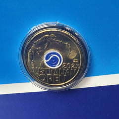 2025 Mens Australian Open Tennis $2 Privy Mark Coin Coloured - Mega Cash Sydney