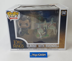 Funko Pop! Town - The Lord of the Rings - Elrond with Rivendell - Vinyl #1747