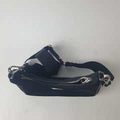 Prada - Tesssuto Saffian Re-Edition 2005 - Black + Little Bag