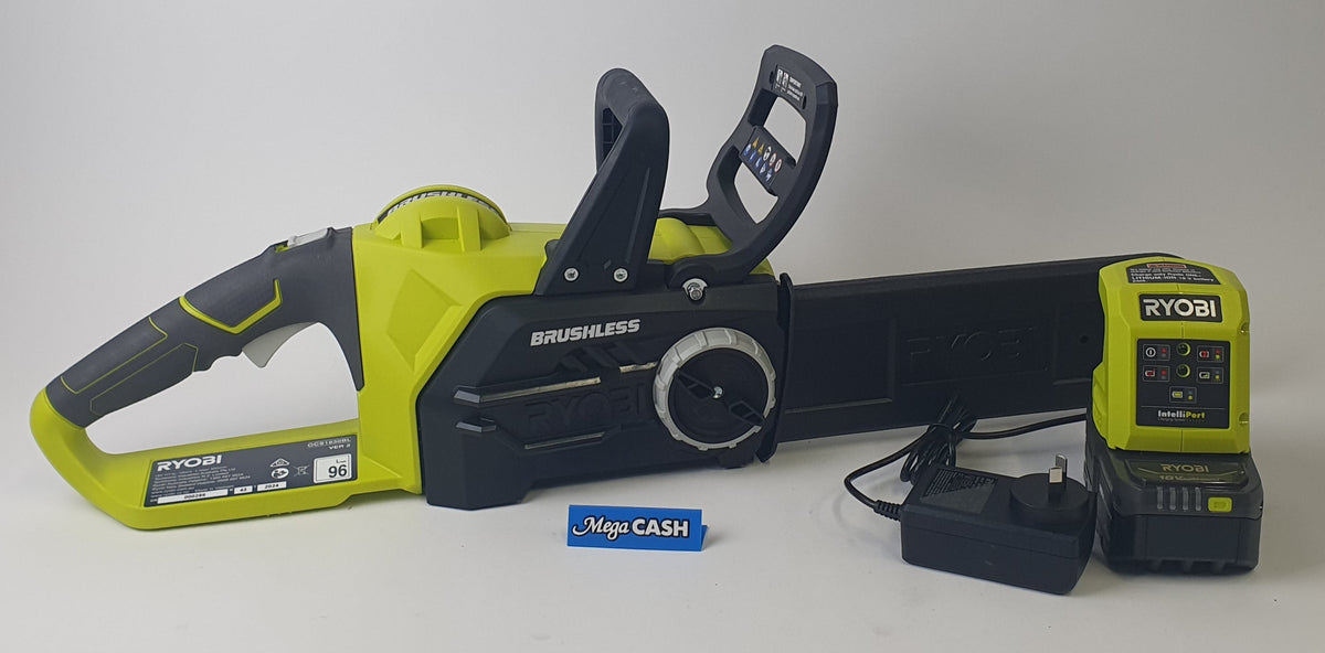 RYOBI - 18V ONE+ HP Brushless 12"(304mm) Chainsaw + Battery & Charger