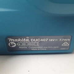 MAKITA - DUC407 18V Brushless 400mm Chainsaw - Skin Only