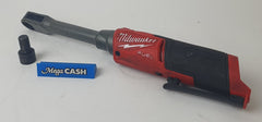 MILWAUKEE - M12 FUEL INSIDER Extended Reach Pass-Through Ratchet - M12FPTR - Skin Only