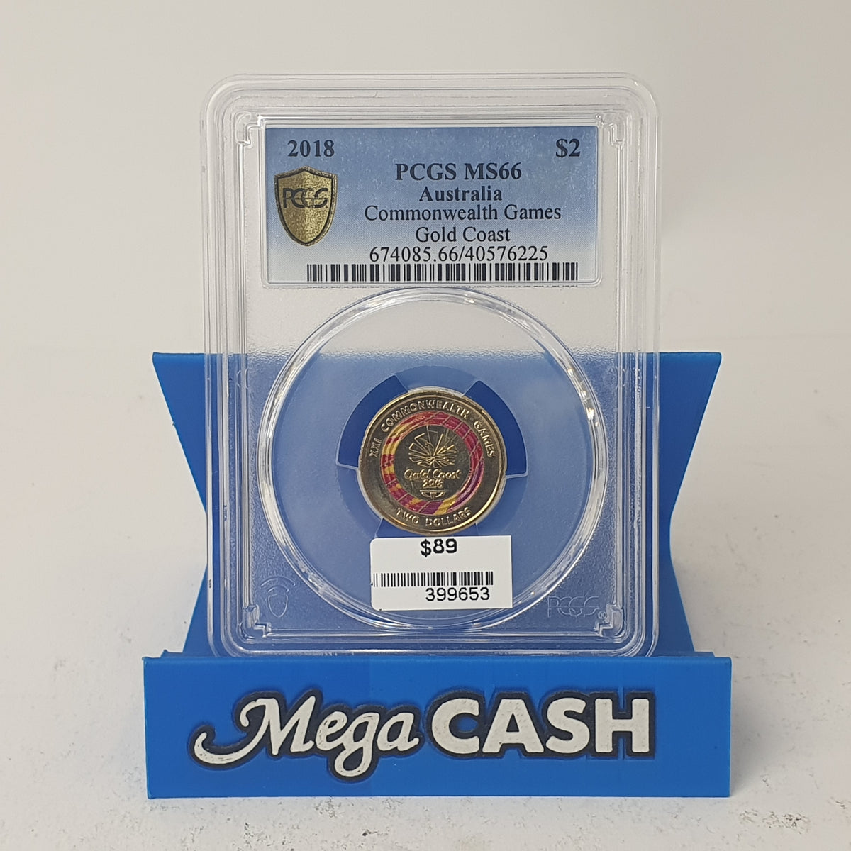 2018 - $2 Commonwealth Games Gold Coast - PCGS MS66