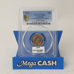 2018 - $2 Commonwealth Games Gold Coast - PCGS MS66