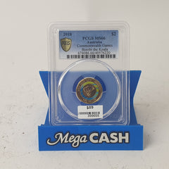 2018 - $2 Commonwealth Games Borobi the Koala - PCGS MS66