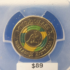 2019 - $2 Wallabies Australia - PCGS MS66