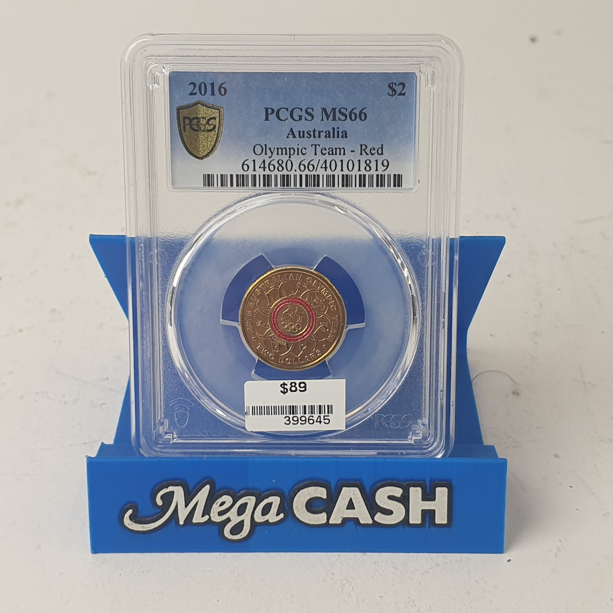2016 - $2 Olympic Team - Red - PCGS MS66