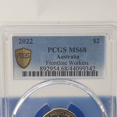 2022 - $2 Frontline Workers - PCGS MS68