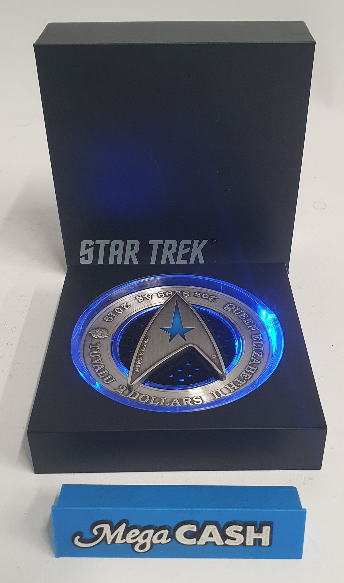 COIN 2019 STARFLEET COMMAND EMBLEM 3OZ (TOTAL) SILVER HOLEY DOLLAR & DELTA COIN